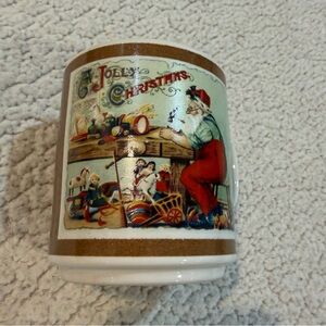 Vintage 1985 Enesco “The Santa Claus Shoppe” Mug – St. Nicholas Circa 1910